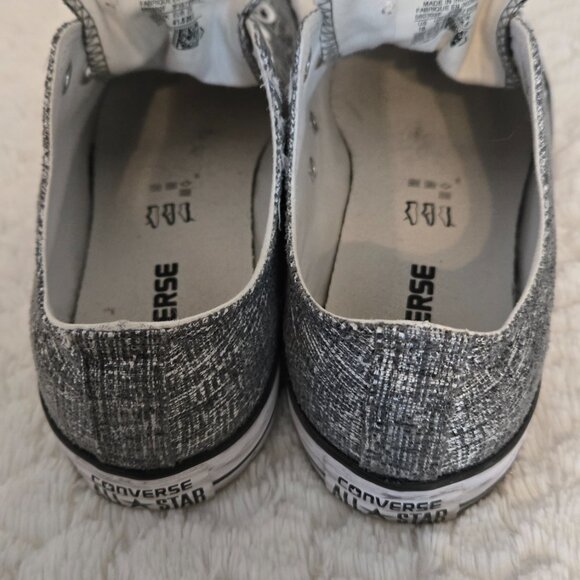 Chuck's - Women's Size 10 - Pre-owned Grey/Silver/White - Picture 5 of 6